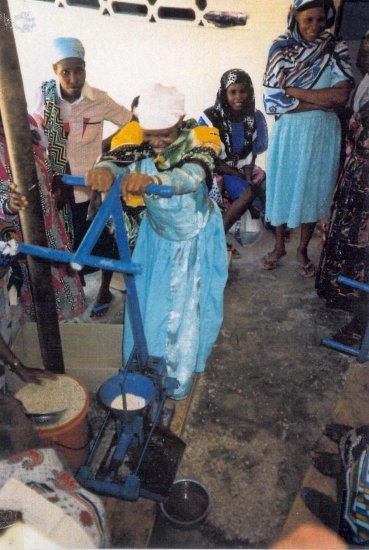 RAM PRESS OPERATED BY WOMEN IN ZANZIBAR